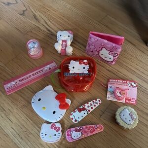 Hello Kitty Pink and White Toy Collection